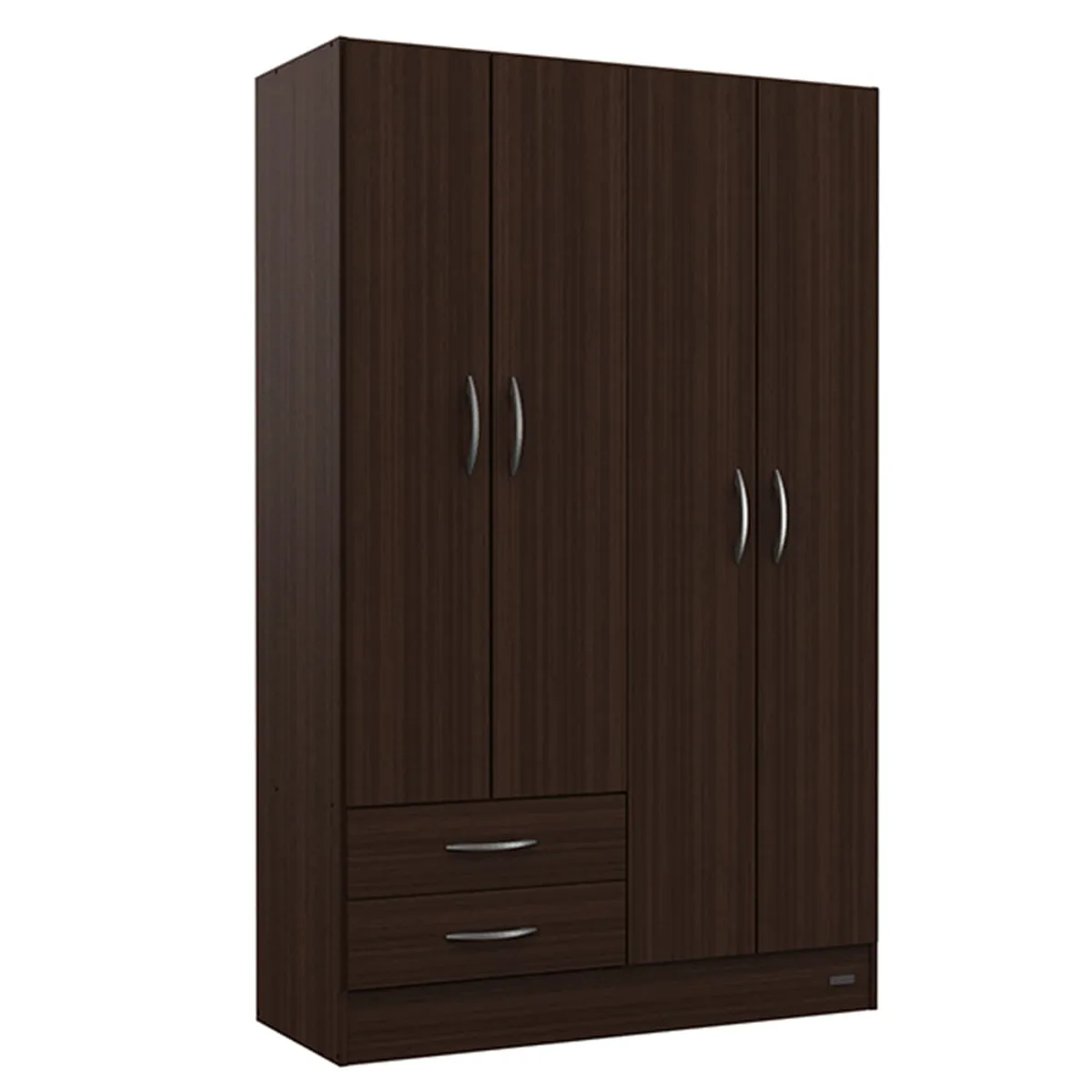 Placard 4 puertas 2 Cajones Pack Color Chocolate Mosconi