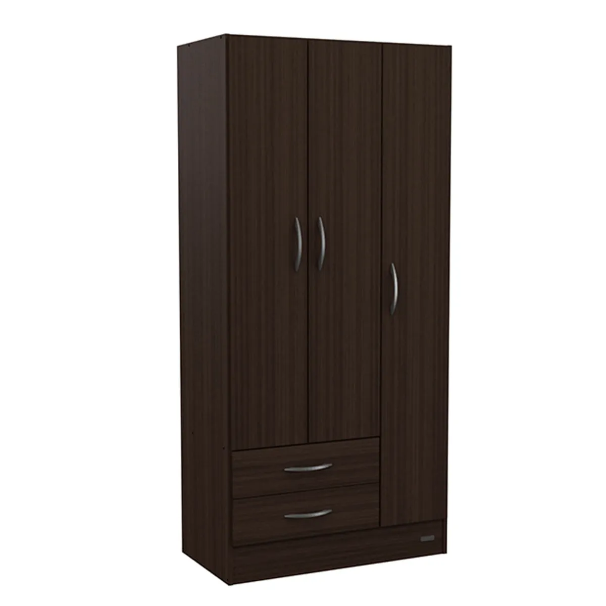 Placard 3 puertas 2 Cajones Pack Color Chocolate Mosconi