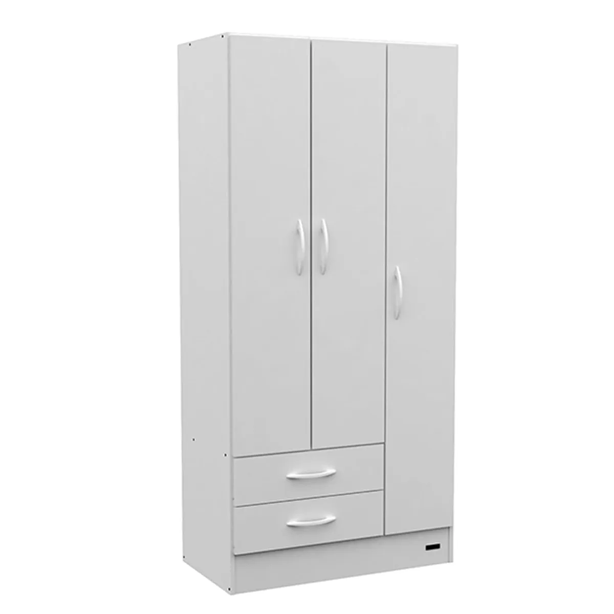 Placard 3 puertas 2 Cajones Pack Color Blanco Mosconi