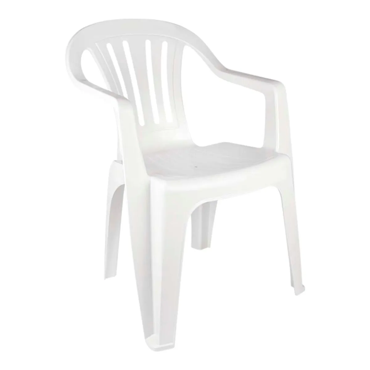 Silla Poltrona De Plástico Mor Modelo 15151101 Color Blanco